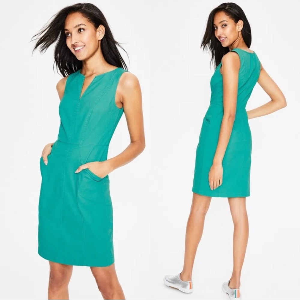 Boden NWT Teal Helena Dress